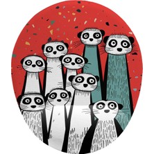 Shop A Way Sevimli Mirketler Bilek Destekli Mouse Pad