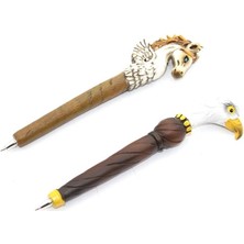 Dekofon Kartal ve Unicorn Polyester Tükenmez Kalem