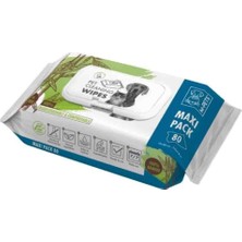 Shop A Way Bamboo Kedi/köpekler Için Temizlik Mendili 80Lİ