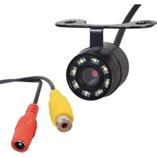 Shop A Way Nkt Group (7870) Araba Geri Görüş Kamerası 8 Ir Ledli Gece Görüşlü Çift Aparatlı Mesafe Çizgili ile