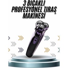Dekofon Günlük Kullanıma Uygun Profesyonel Tıraş Makinesi Döner Başlıklı