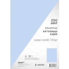 Shop A Way Umur A4 Renkli Fotokopi Kağıdı, Ivory, 250 Yaprak