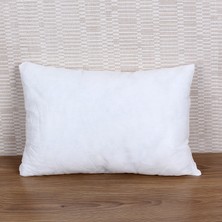 Moderona Boncuk Elyaf Dolgulu Kırlent ve Yastık İçi 30 x 50 Cm - Beyaz
