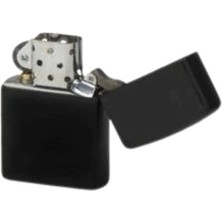 Nevamel Hediyelik Zarif Model Siyah Benzinli Çakmak