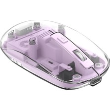 Shop A Way Xo Simple Is Beauty Çift Modlu Şeffaf Kablosuz Mouse M12 | Bluetooth 5.0 & 2.4 Ghz USB Alıcı | 300 M