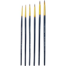 Shop A Way 6'lı 123 Sentetik ve Sulu Boya Fırça Seti