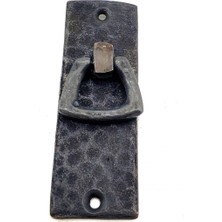 Dekofon Eco Lounge Antika Tarz Dekoratif Pirinç Dik Dövme Mobilya Kulbu - 90X31 Mm, Oksit