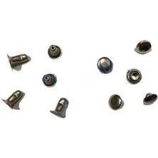 Dekofon Eco Lounge Rivet Perçin - 6mm, Nikel, 1000 Adet
