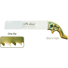 Dekofon Eco Lounge Abay Orta Diş El Testere 14 No - Ahşap Sap