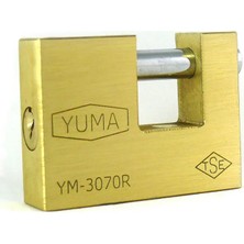 Dekofon Eco Lounge Yuma Kayar Milli Pirinç Asma Kilit 70 mm