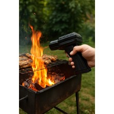 Dekofon Jet Fan Turbo Yüksek Hava Üfleyici 8000MAH Uzun Batarya Kademeli