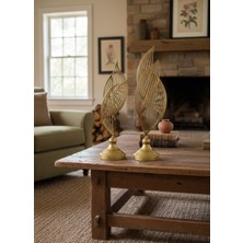 Decodelight Modern Eskitme Helezon Model Büyük 2'li Dekor Aksesuar Seti Biblo Obje