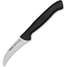 MiraLive 38044 Ecco Kıvrık Eğri Sebze Dekor Bıçağı 7,5 cm - Siyah