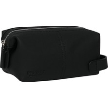 Shop A Way Dopp Kit, Kişisel Bakım ve Seyahat Çantası, 20X10X10 Cm, Kahverengi, Bej, Siyah (Siyah)