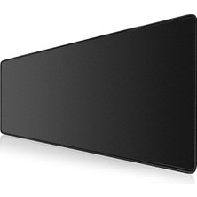 Shop A Way Klasse Pro Edition - Dikişli Kenar 70X30, 90X40, 100X50 ve 120X60 cm Mouse Pad (Siyah, 90X40 Cm)