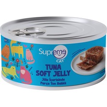 Shop A Way Supreme Cat Parça Ton Balıklı/jöle Içerisinde 85GR 24'lü Islak Mama