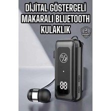 Dekofon Kablolu Makaralı Bluetooth Kulaklık Uzun Pil Ömrü Dijital Göstergeli