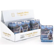 Dekofon Taşlı Istanbul Tasarımı El Aynası Ince Model 17