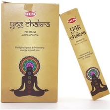 Dekofon Hem Yog Chakra Masala Aromalı Çubuk Tütsü