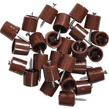 Shop A Way X-Perk Raf Pimi Plastik Çivili 50 Adet Kahve