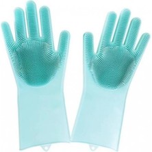 Dekofon Sihirli Isıya Dayanıklı Silikon Çok Amaçlı Bulaşık Eldiven Fırçası Magic Gloves