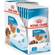 Shop A Way Royal Canin Medium Puppy Gravy Yavru Köpek Yaş Maması 140 gr x 10 Adet