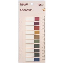 Shop A Way Sonbahar 10 Yarım Renkli Cetvelli Şeffaf Pet Index • Index Sticker • • Sticky