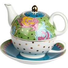 Shop A Way Porselen Tek Kişilik Demlik & Fincan Seti