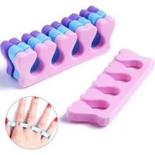 Dekofon Parmak Ayırıcı Sünger Manikür Pedikür Aparatı 5 Adet