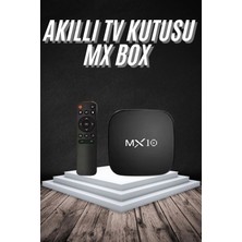 Dekofon Akıllı Tv Kutusu Mx Box Android 7.1 Tv Kutusu 2.4g Wifi