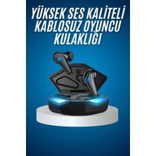 Dekofon Bluetooth Kulaklık Oyuncu Kulaklığı Rgb Işıklı Oyunlarda Düşük Gecikme