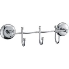 Dekofon 3 Kancalı Dekoratif Askılık Mutfak Banyo Duvar Yüzeyi Askısı