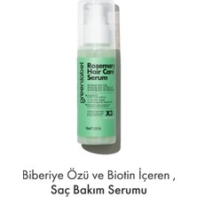 Green Label Biberiye Yaprağı Suyu ve Özü, Biotin, Kafein Ve Prokapil ile Zenginleştirilen Saç Bakım Serumu 100 ml
