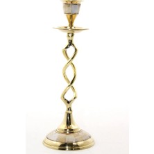 Dekofon Tekli Pirinç Sedefli Şamdan Model 2