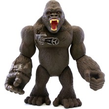 Dekofon Jurassic Clash Mega Canavar Siber Goril Figürü