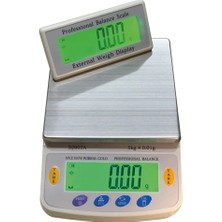 Dekofon Diamond Dijital Göstergeli Çift Ekran Hassas Terazi NVZ-1978 (5 Kg-0.01)