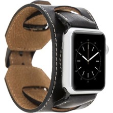 Dekofon Apple Watch Uyumlu Deri Kordon 42-44-45MM Cuff Rst1