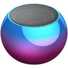 Dekofon Portatif Taşınabilir Bass Ses Topu Bombası Mini Kablosuz Wireless Bluetooth Hoparlör Speaker
