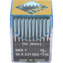 Tnc Düz Makine İnce Dip Dikiş İğnesi / DBX1 SES 18/110 100ADET