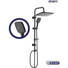 Drom Vann Tepe Duş Seti Siyah  401003
