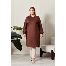 FERACE Kadın Büyük Beden Tesettür Tunik Uzun İki İplik Modeli ile Sezon Boyu Kullanım İçin İdeal