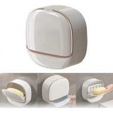 Dekofon Drenaj Hazneli Kapaklı Katı Sabunluk