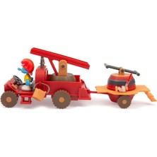 Dekofon Şirinler Itfaiye Aracı