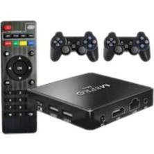 Dekofon M8 Pro Mini 2.4g 10K Ultra Hd 64 GB Tv Box Android Tv Game Box  2 Adet Oyun Konsolu