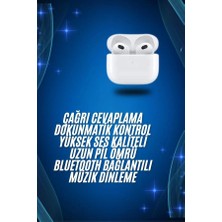 Dekofon 3.nesil Ios Android Uyumlu Bluetooth 5.0 Beyaz Çağrı Cevaplama