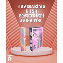 Dekofon Paslanmaz Çelik Bıçaklı USB Epilatör – Kaş, Üst Dudak ve Çene Tüy Temizleyici