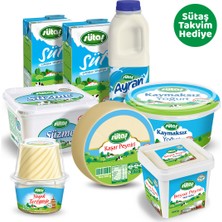 Sütaş Klasik Paket 8 Adet Ürünle Kahvaltı İçin Doğal Lezzetler Sunuyor