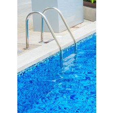 WATERSHUT 4 BASAMAK STANDART MODEL HAVUZ MERDİVENİ (FULL PAKET) PASLANMAZ BASAMAK