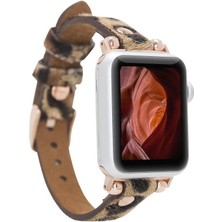 Dekofon Apple Watch Uyumlu Deri Kordon 38-40-41MM Rt LEO1N