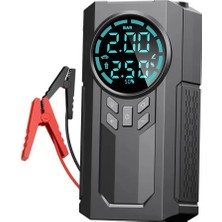 Dekofon 4 In 1 Çok Işlevli 150 Psı 7.4 V 8000 Mah Powerbank Özellikli Hava Oto Kompresörü